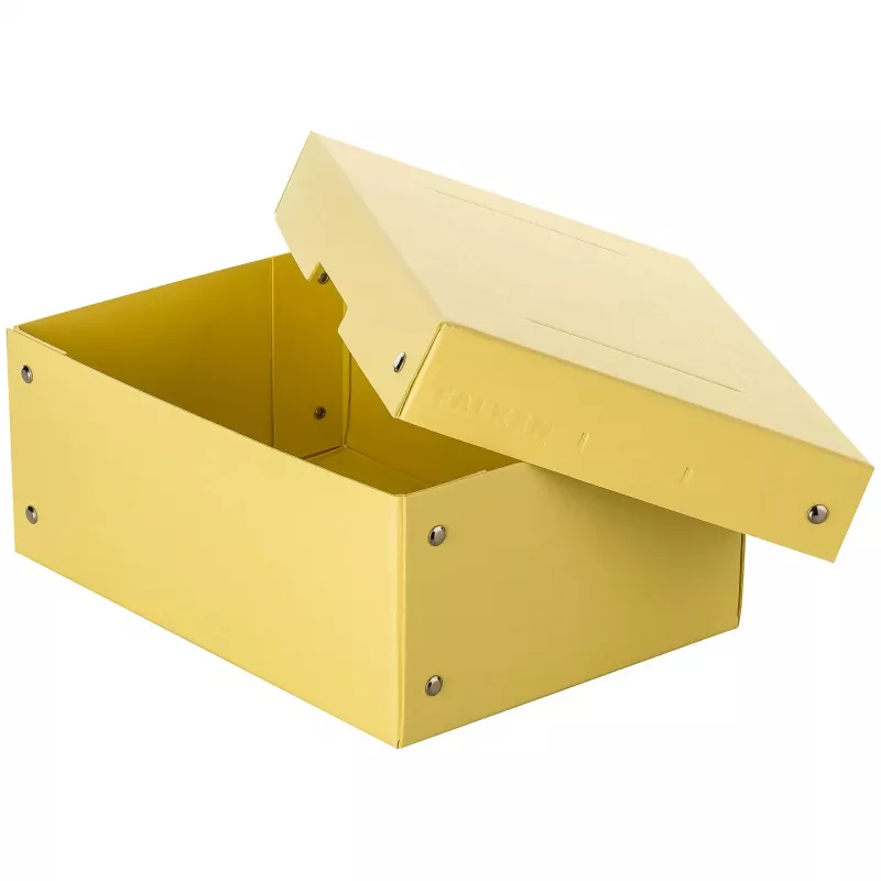 FALKEN PURE caja de almacenamiento 1250 hojas amarillo pastel 18,0 x 25,0 x 10,0 cm, 1 ud. 22001944000F