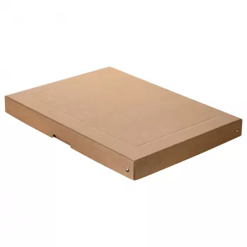 FALKEN PURE caja de almacenamiento 500 hojas marrón 32,0 x 44,0 x 4,0 cm 22001776000F