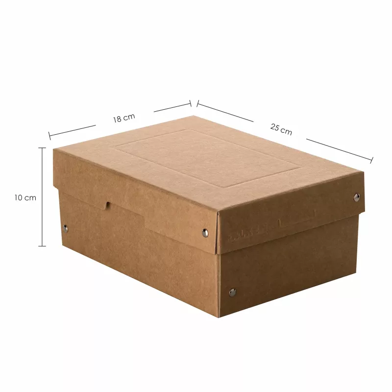 FALKEN PURE caja de almacenamiento 4,5 l marrón 18,0 x 25,0 x 10,0 cm, 1 ud. (22001816000F)
