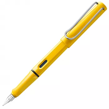 LAMY Safari estilográfica amarillo - plumín medio 1208112