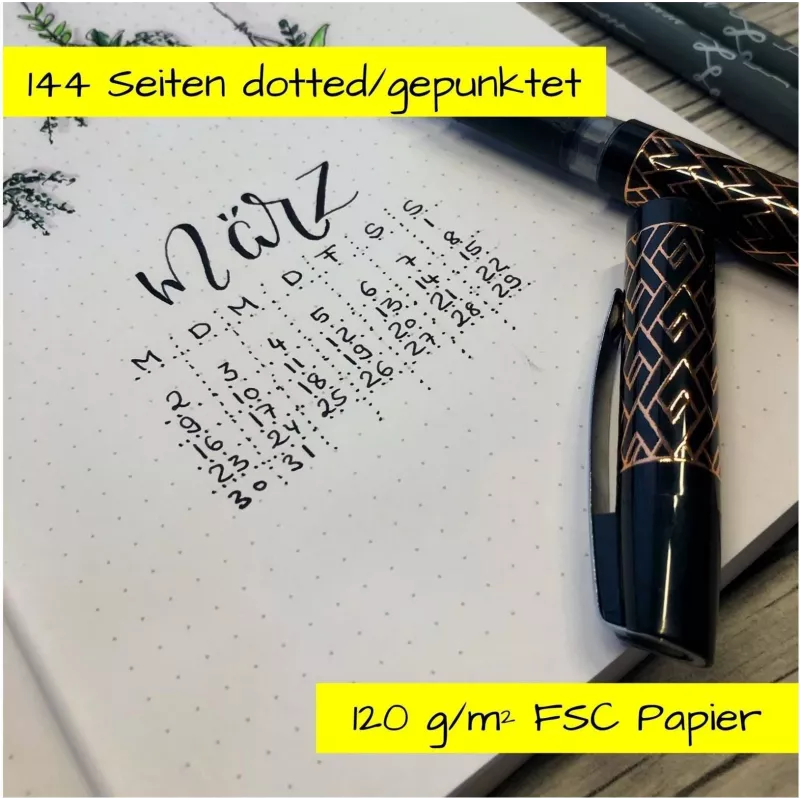 ONLINE Bullet Journal Spotlights Rose A5 punteado tapa blanda multicolor 70042