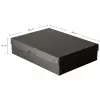 FALKEN PURE caja de almacenamiento 14,0 L negra 32 x 44 x 10 cm (1 ud.) 22001688000F