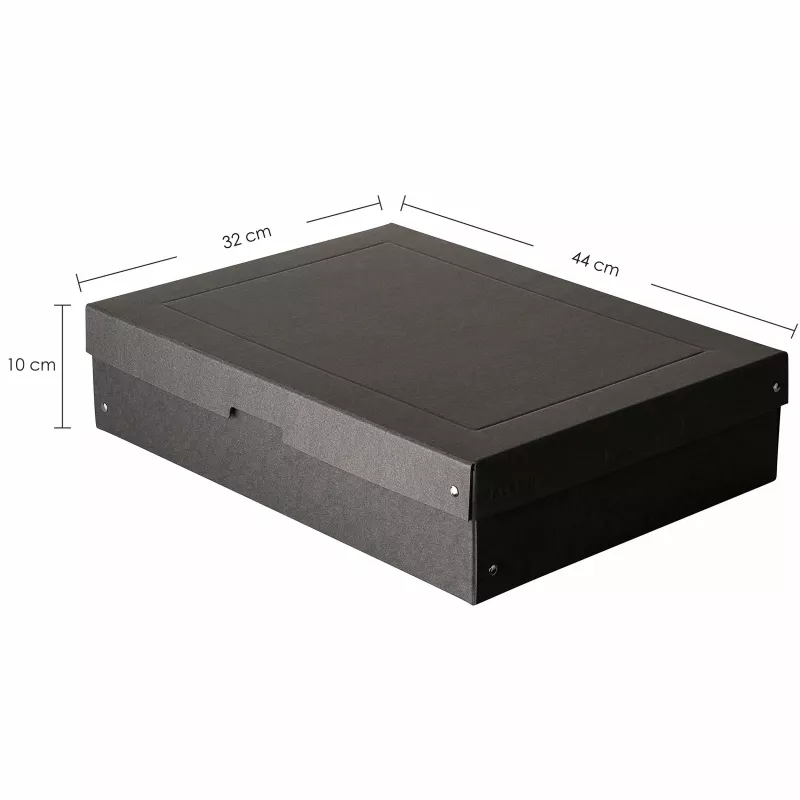 FALKEN PURE caja de almacenamiento 14,0 L negra 32 x 44 x 10 cm (1 ud.) 22001688000F