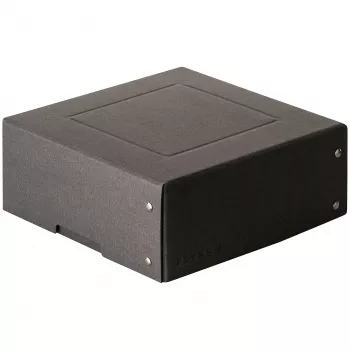 FALKEN PURE caja de almacenamiento 200x200mm para 1050 hojas, negra, 21x21x8,5 cm 22001752000F