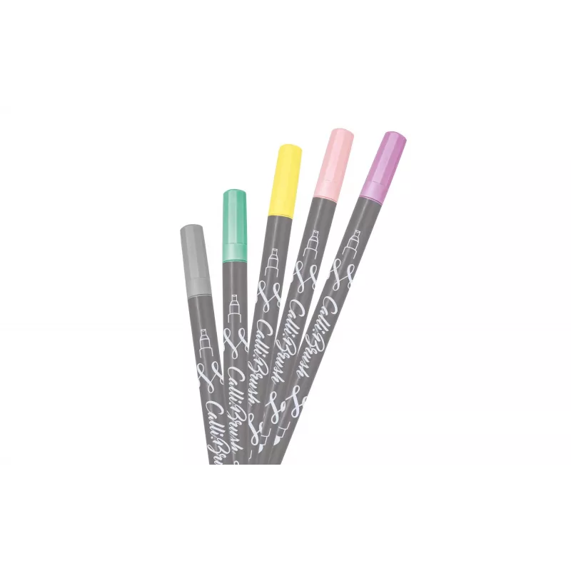 ONLINE USV 5 ONLINE® Calli.Brush Double Pastel Rotuladores pincel colores surtidos (19079)