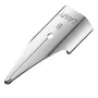 LAMY Z50 Plumin de repuesto ancho (B) acero inoxidable pulido, pack de 5 1215055