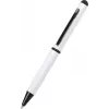 ONLINE SCHREIBGERÄTE Hexagon Stylus Bolígrafo, carcasa blanca, tinta azul, stylus capacitivo, mecanismo giratorio, aluminio, 1 ud. (21031/3D)