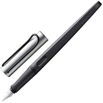 LAMY joy 011 Pluma estilográfica negro/aluminio plumin ancho (1215881)