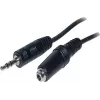 Good Connections AS-35V2 cable de extensión de audio 3,5 mm jack conector macho a conector hembra 2 m negro