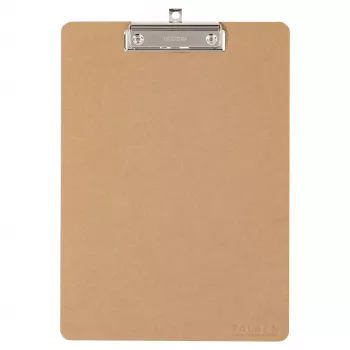 FALKEN PURE Nature tablero con pinza A4, cartón, marrón 15072600000F
