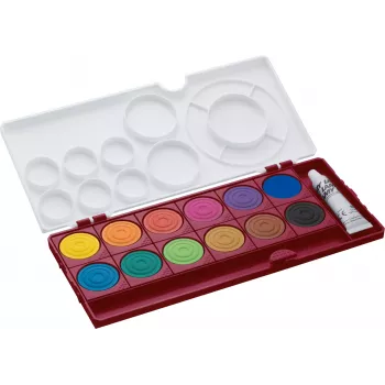 LAMY aquaplus multired caja de acuarelas, 12 colores (1241262)