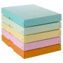 FALKEN PURE caja de almacenamiento 500 hojas pastel surtido 24 x 32 x 4 cm, 5 uds. 22001952000F
