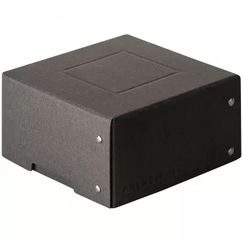 FALKEN PURE caja de almacenamiento 150x150 mm 1050 hojas negra 16,0 x 16,0 x 8,5 cm, 1 ud. (22001744000F)