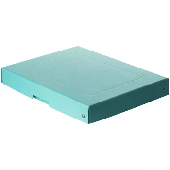 FALKEN PURE caja de almacenamiento 500 hojas azul pastel 24,0 x 32,0 x 4,0 cm, 1 ud. (22001856000F)