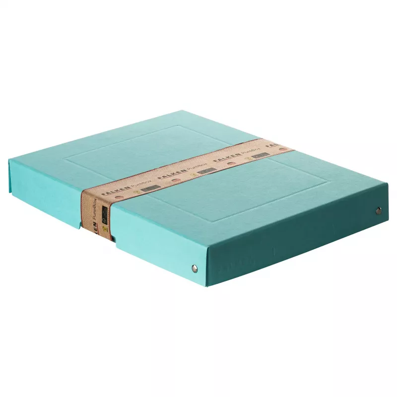 FALKEN PURE caja de almacenamiento 500 hojas azul pastel 24,0 x 32,0 x 4,0 cm, 1 ud. (22001856000F)