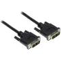 GoodConnections cable DVI-D Single Link 18+1 conector macho a conector macho, 1,8 m, negro, dorado, doble apantallado, HDCP, 1920x1200 4310-DD2
