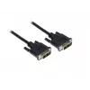 GoodConnections cable DVI-D Single Link 18+1 conector macho a conector macho, 1,8 m, negro, dorado, doble apantallado, HDCP, 1920x1200 4310-DD2