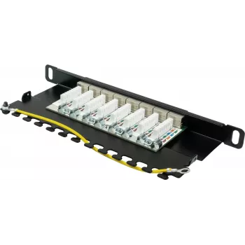 GoodConnections Alcasa GC-N0130 módulo keystone RJ45 apantallado Cat6a - 10GbE, 22-26 AWG, negro