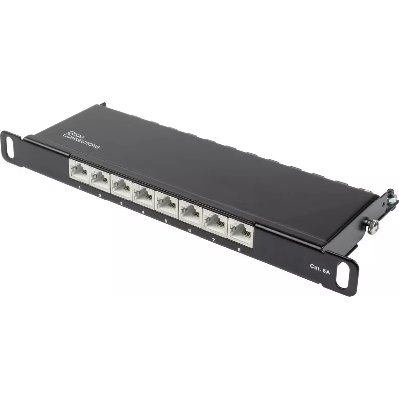 GoodConnections Alcasa GC-N0130 módulo keystone RJ45 apantallado Cat6a - 10GbE, 22-26 AWG, negro