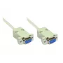 GoodConnections cable serie RS-232 DB9 conector hembra a DB9 conector hembra 1:1, 1,8 m 4609-FF2