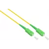 GoodConnections cable de conexión de fibra óptica OS2 monomodo simplex de 1 m SC/APC a SC/APC, LSZH, 9/125µm LW-S901SASA