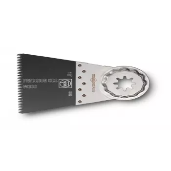 FEIN 63502127230 hoja de sierra E-Cut Long-Life bimetal para multitools Starlock, 65 mm de ancho de corte