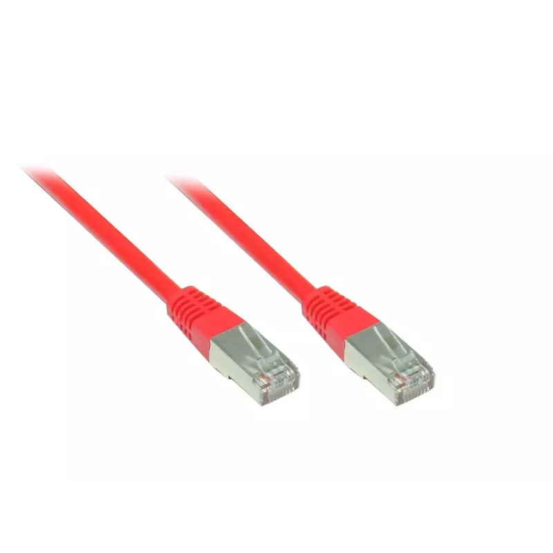 GoodConnections cable de conexión Cat. 5e SF/UTP, rojo, 1 m 855R-010