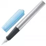 LAMY nexx Pluma estilográfica azur/plata plumín A para principiantes (1238589)