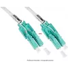 Good Connections Cable de red de fibra óptica OM3 dúplex multimodo LC/LC Uniboot LSZH aqua 15m (LW-U815LC3)
