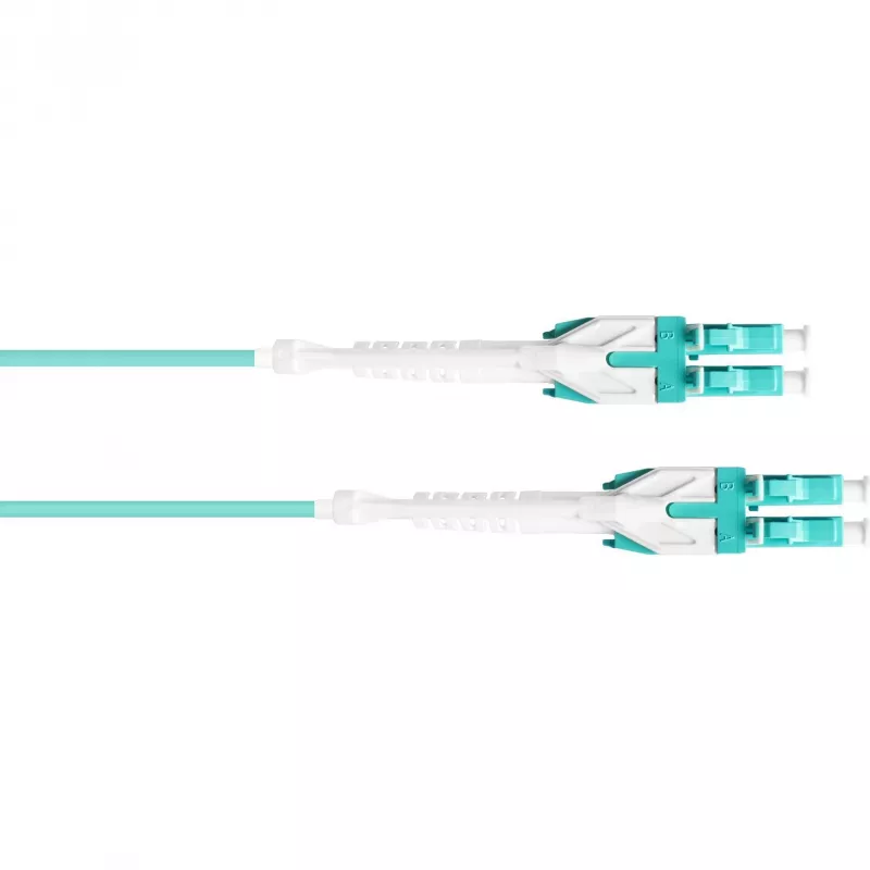 Good Connections Cable de red de fibra óptica OM3 dúplex multimodo LC/LC Uniboot LSZH aqua 15m (LW-U815LC3)