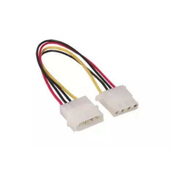 GoodConnections Cable de extensión de alimentación Molex de 4 pines de 5,25 pulgadas, interno, 20cm (5021-4VL)
