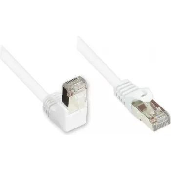 GoodConnections Cable de red Cat. 5e F/UTP, 3m, blanco, en ángulo a recto RJ45 805W-030EWI