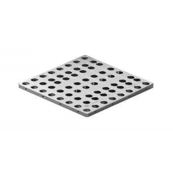 Fein Placa de soldadura 28 L, 500 x 250 x 15 mm, sistema de sujeción de 28 mm, hierro fundido 99100001361
