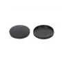 GoodConnections Alcasa 9870-60 Tapa de objetivo de 60mm con cierre central de clip (negro)