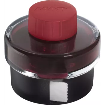 LAMY T 52 Tintero para pluma estilográfica, sepia, 50 ml con depósito colector de tinta integrado y base estable 1240232