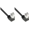 Good Connections Cable de red Cat 5e F/UTP, 3m, negro, conectores RJ45 en ángulo 90° hacia abajo 805S-030WI