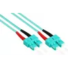 GoodConnections LW-810SC3 OM3 Cable de conexión de fibra óptica multimodo dúplex, SC/SC, 50/125, 10 m