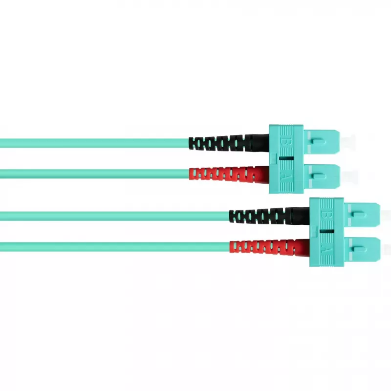 GoodConnections LW-810SC3 OM3 Cable de conexión de fibra óptica multimodo dúplex, SC/SC, 50/125, 10 m