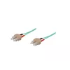 GoodConnections LW-810SC3 OM3 Cable de conexión de fibra óptica multimodo dúplex, SC/SC, 50/125, 10 m