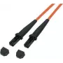 GoodConnections LW-802MJ OM2 Cable de conexión de fibra óptica multimodo dúplex, MT-RJ/MT-RJ, 50/125, 2 m