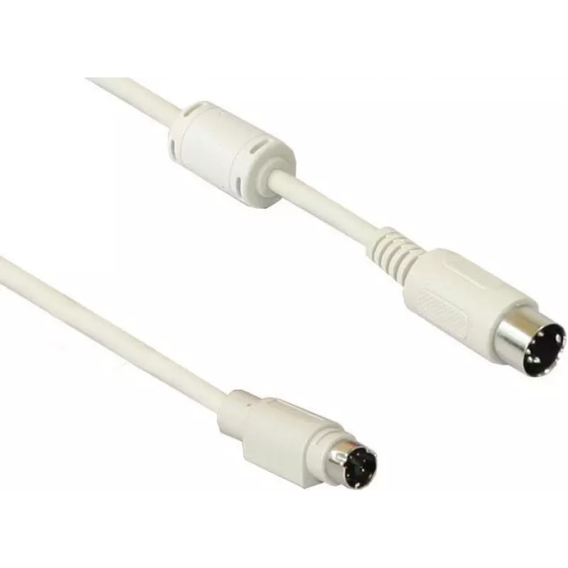 Good Connections 4251-STS cable adaptador de teclado Mini DIN de 6 pines macho a DIN de 5 pines macho