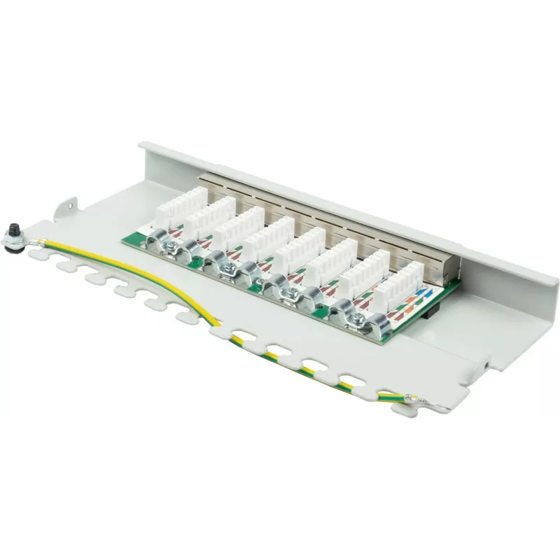 GoodConnections Alcasa GC-N0111 Módulo keystone RJ45 apantallado Cat6 - gris