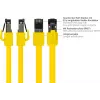 GoodConnections Alcasa 8080-030Y Cable de red Cat8.1 S/FTP, 3 m, amarillo