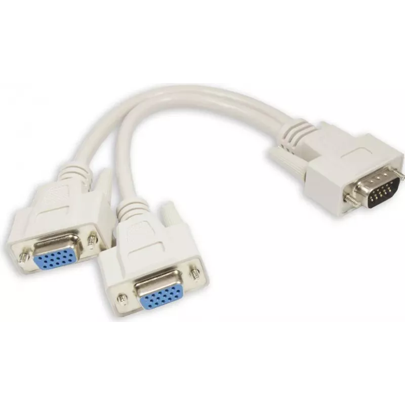 GoodConnections Cable divisor VGA en Y 0,2m negro P-4302Y