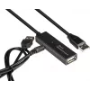 Good Connections cable alargador USB 2.0 activo, conector macho Type-A a conector hembra Type-A, cobre, negro, 15 m (GC-M0133)