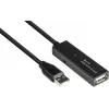 Good Connections cable alargador USB 2.0 activo, conector macho Type-A a conector hembra Type-A, cobre, negro, 15 m (GC-M0133)