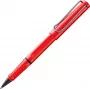 LAMY Safari bolígrafo de tinta gel rojo brillante con clip metálico y agarre ergonómico, incluye cartucho de tinta T 10 1240183