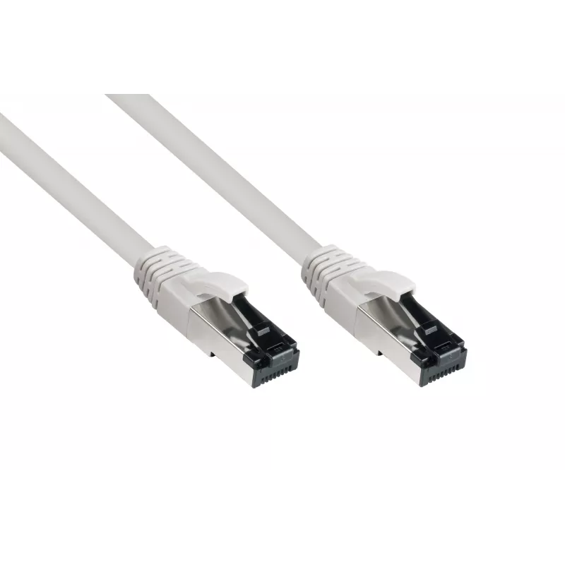 GoodConnections Alcasa 8080L-200 cable de red Cat8.1 S/FTP, 20 m, gris, RJ45, 40 Gbit/s, 2000 MHz