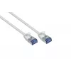 GoodConnections RNS SlimLine cable de parcheo Cat.6A U/FTP LSZH, 5 m, blanco 8060-HS050W