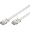 GoodConnections cable de parcheo plano Cat. 6 U/UTP, blanco, 1,0 m (806U-F010)